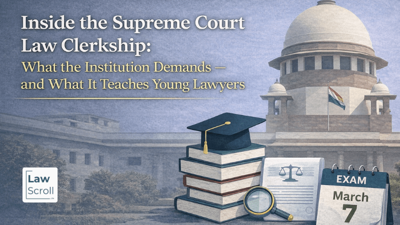 Inside the Supreme Court Law Clerkship: What the Institution Demands — and What It Teaches Young Lawyers